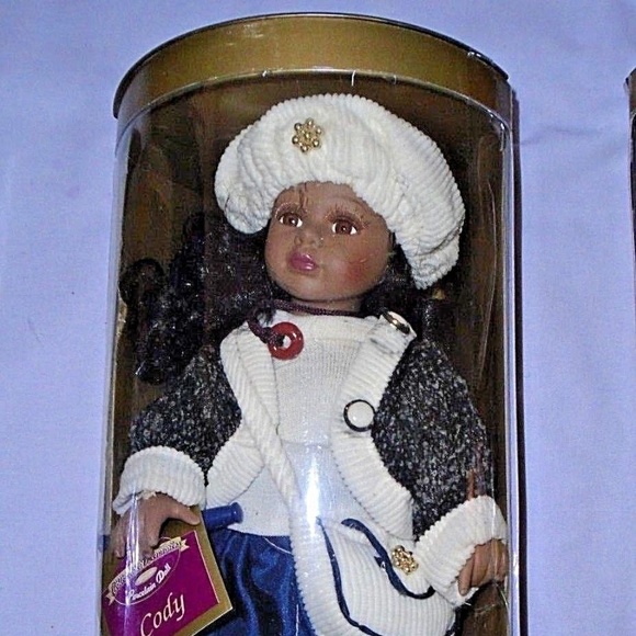 Collectible Memories Other - Handcrafted Black Collectible W/Scooter Doll